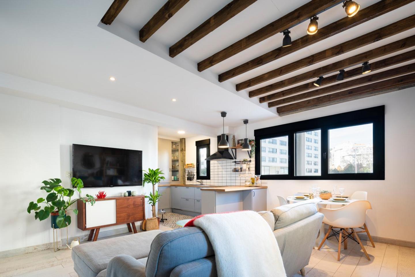 ア・コルーニャDuplex De Diseno Cerca De Riazorアパートメント エクステリア 写真
